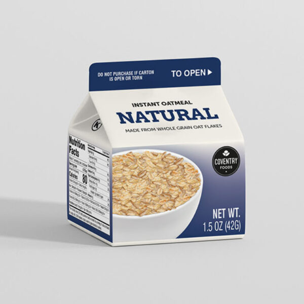 INSTANT OATMEAL NATURAL 0.75 OZ